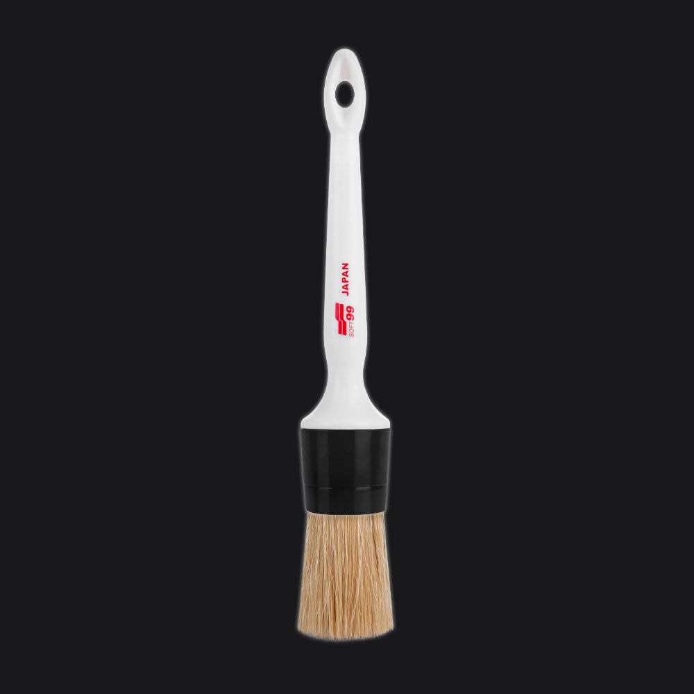 Brocha grande de cerdas naturales Soft99 para detailing de interiores de coche