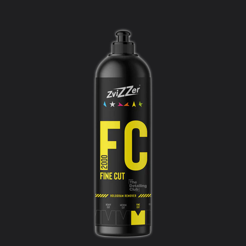 Pulimento de acabado anti-hologramas Zvizzer FC 2000 Fine Cut en envase de 250ml