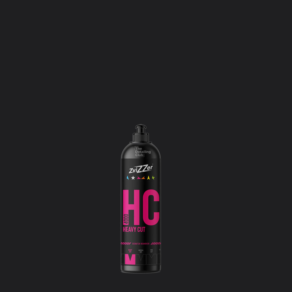 Pulimento abrasivo de corte pesado Zvizzer HC 4000 Heavy Cut en formato de 250ml