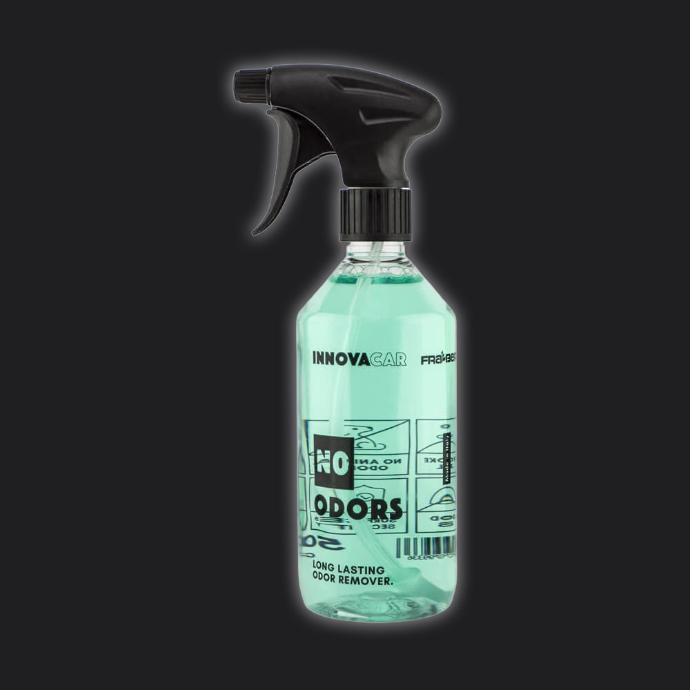 Pulverizador eliminador de olores enzimático N0 Odors de Innovacar para interior de coche