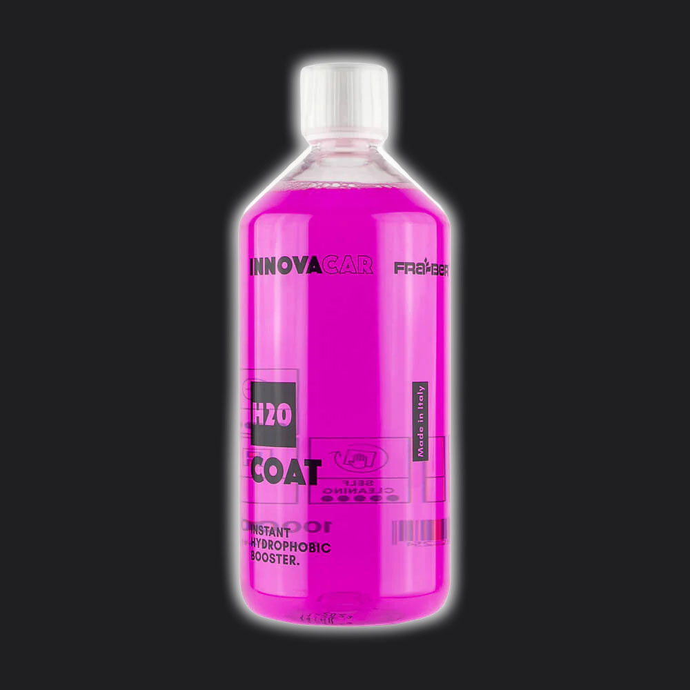 Envase de 1 Litro de H2O Coat Innovacar tratamiento repelente de lluvia en húmedo